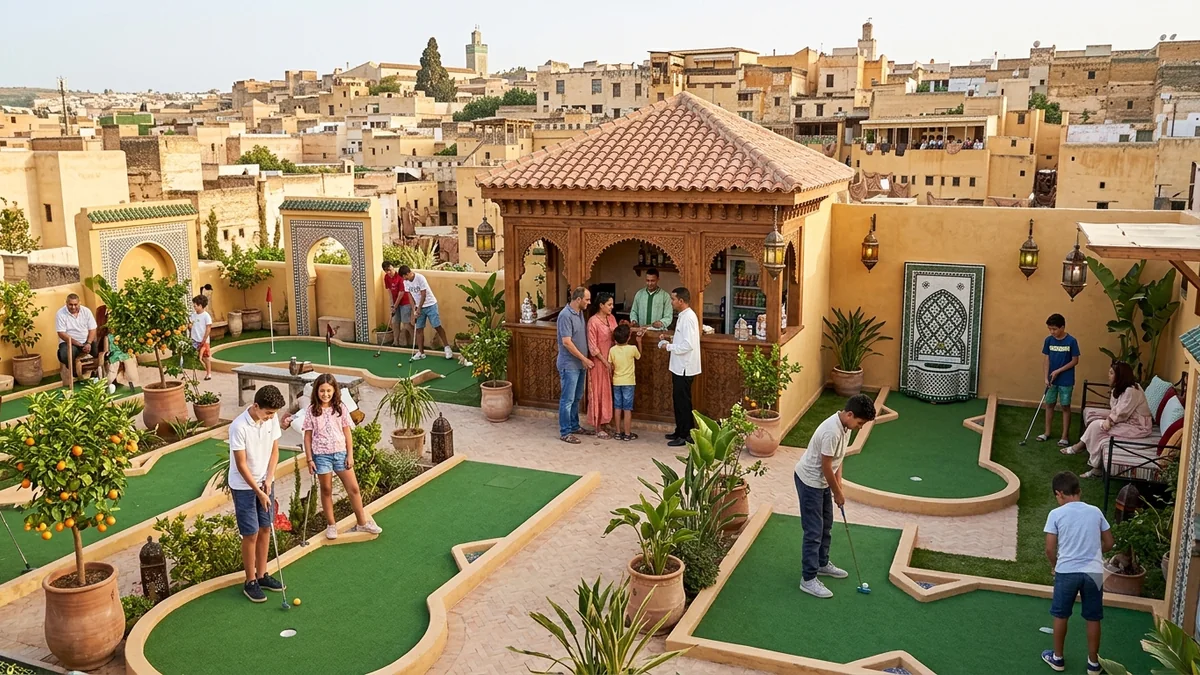 Medina Golf – parcours Adventure Mini-Golf inspiré de la médina de Fès