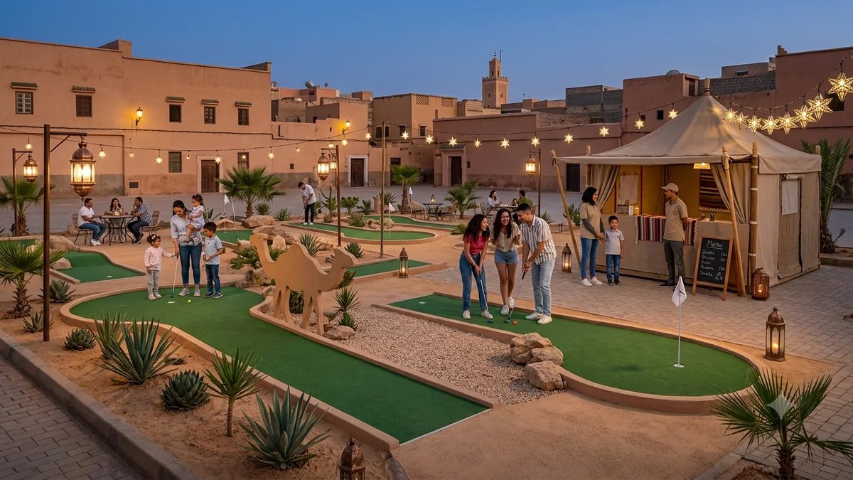 Sahara Golf – parcours Adventure Mini-Golf inspiré du désert marocain